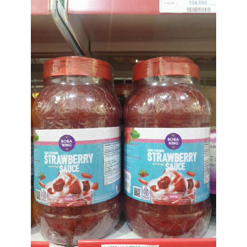 

Boba king strawberry jam 2,5kg [Dos=6]