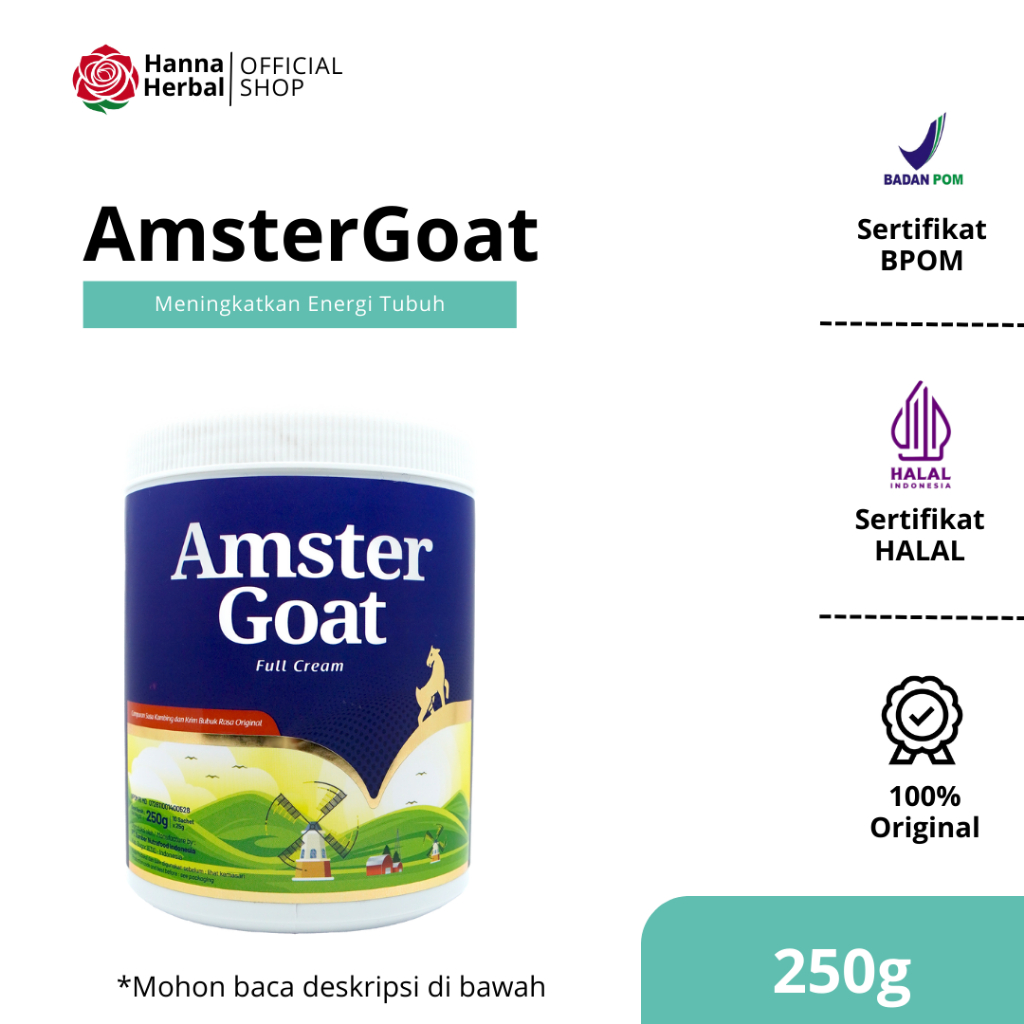 

AmsterGoat Susu Kambing Bubuk Original 250gram