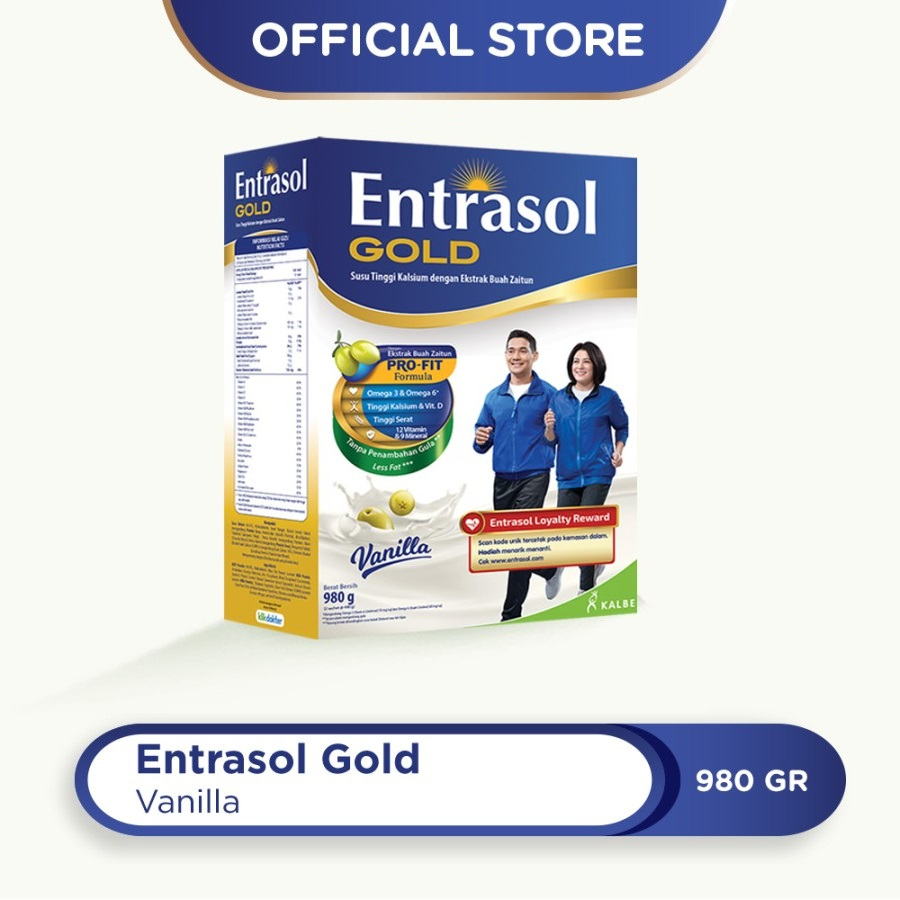 

Entrasol Gold 980 gr Susu Tinggi Kalsium untuk usia di atas 50 tahun