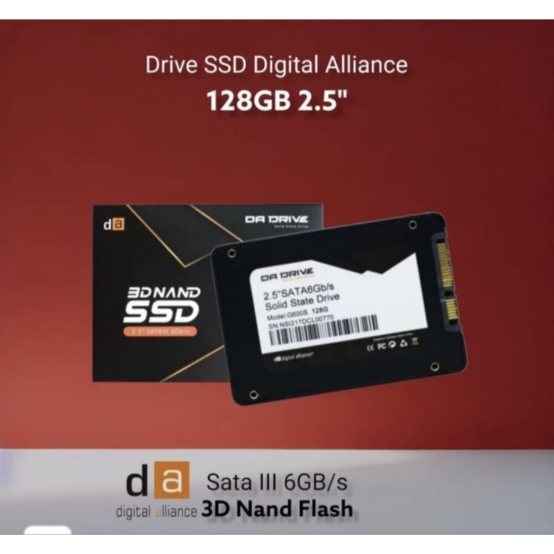 SSD DIGITAL ALLIANCE 128GB SATAIII