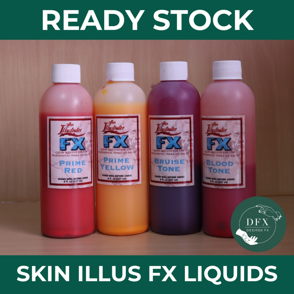 [READY REPACKED] KECIL SKIN ILLUSTRATOR FX LIQUID | CAT PALET FX | CAT MUKA AIRBRUSH | SFX MAKEUP ME