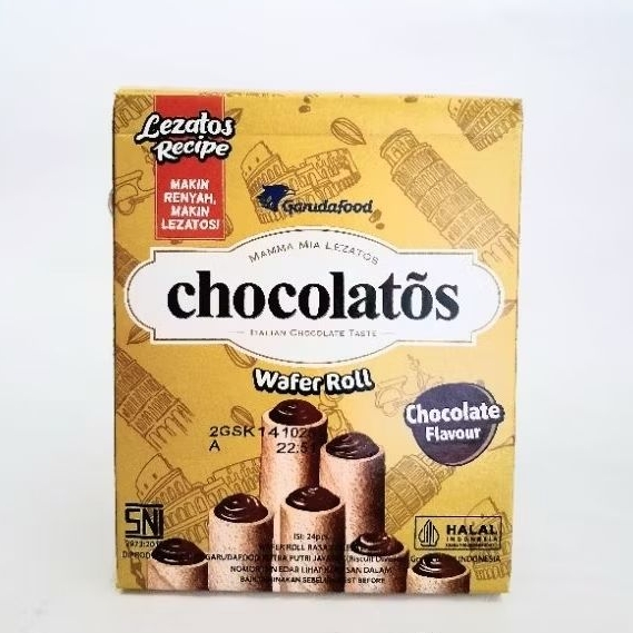 

Wafer Roll Gery Chocolatos 7g isi 24 pcs