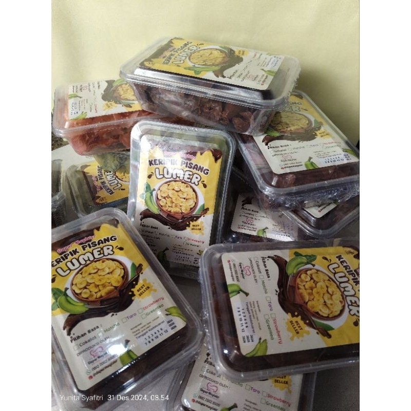 

Kripik Pisang Cokelat Lumer Rasa Blueberry