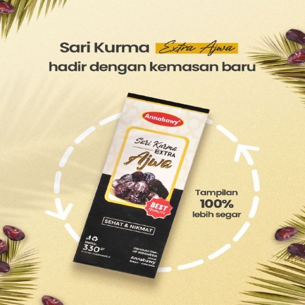 

Sari Kurma Extra Kurma Ajwa Annbawy 330 gram