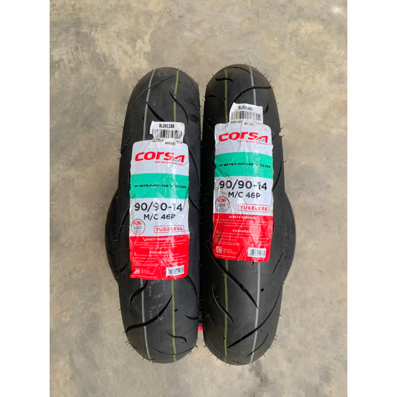 Ban Corsa Terminator Tubles 90/90 - 14 Original