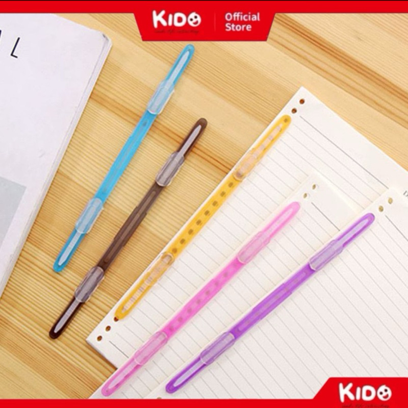 

KIDO Klip Binder Loose Leaf Paper Fastener Bahan Plastik Untuk Perlengkapan Sekolah - Stationery