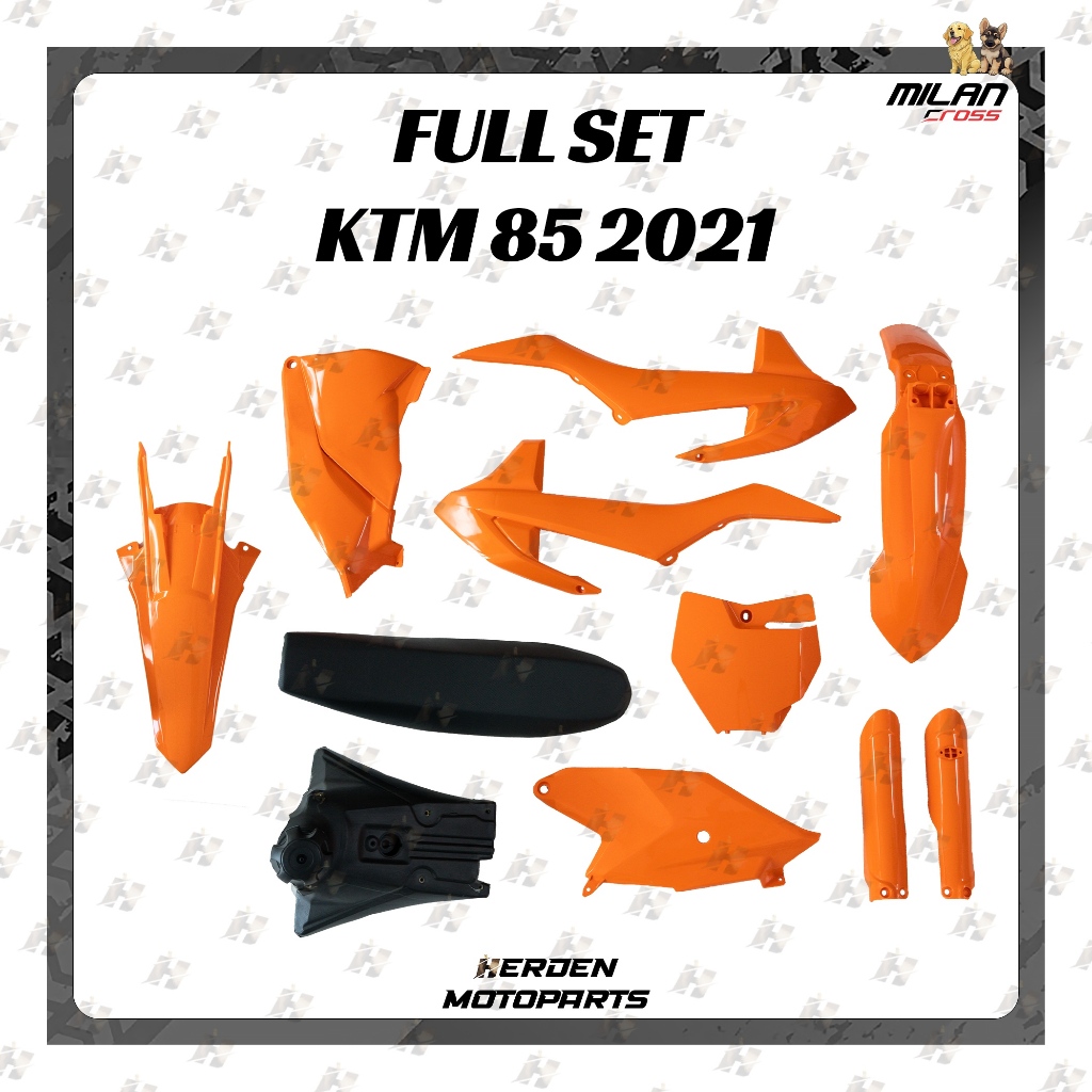 BODY FULL SET KTM 85 2020 2021 RANGKA TUNGGAL BY MILAN CROSS
