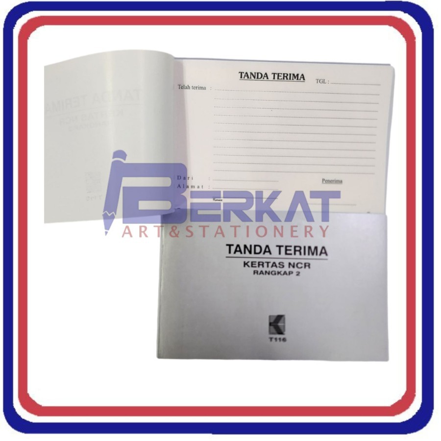 

Tanda Terima Barang Kecil 1/4 Folio 2ply NCR