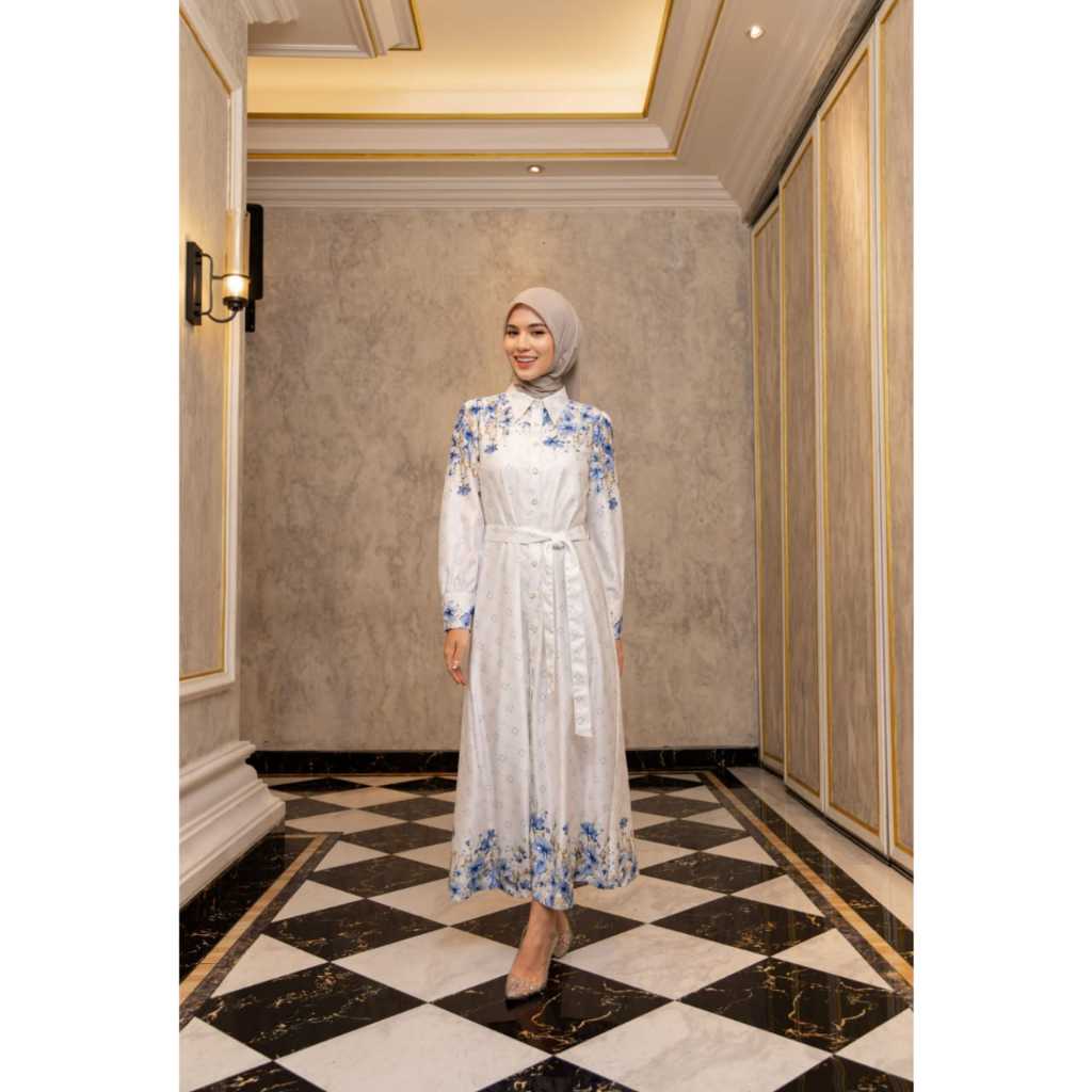White Mode Innayah Maxi Dresses - Pakaian Dress Wanita
