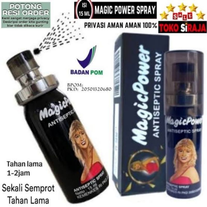 Williya Shopp Magic Power Spray Antiseptic 15 Ml / Tisu Spray Magic Power Botol 15Ml / Spray Magic