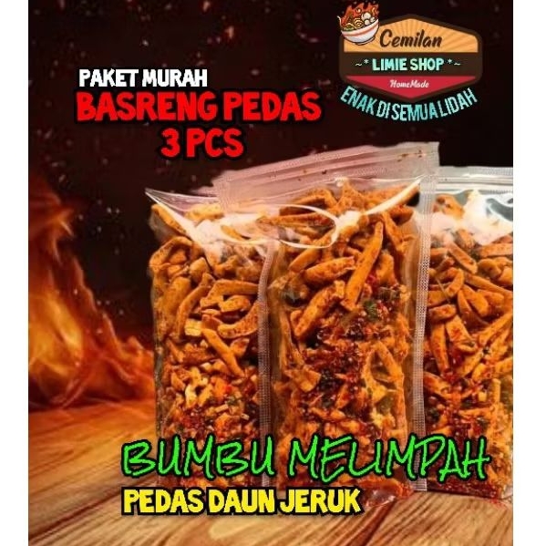 

basreng pedas daun jeruk 3 pcs
