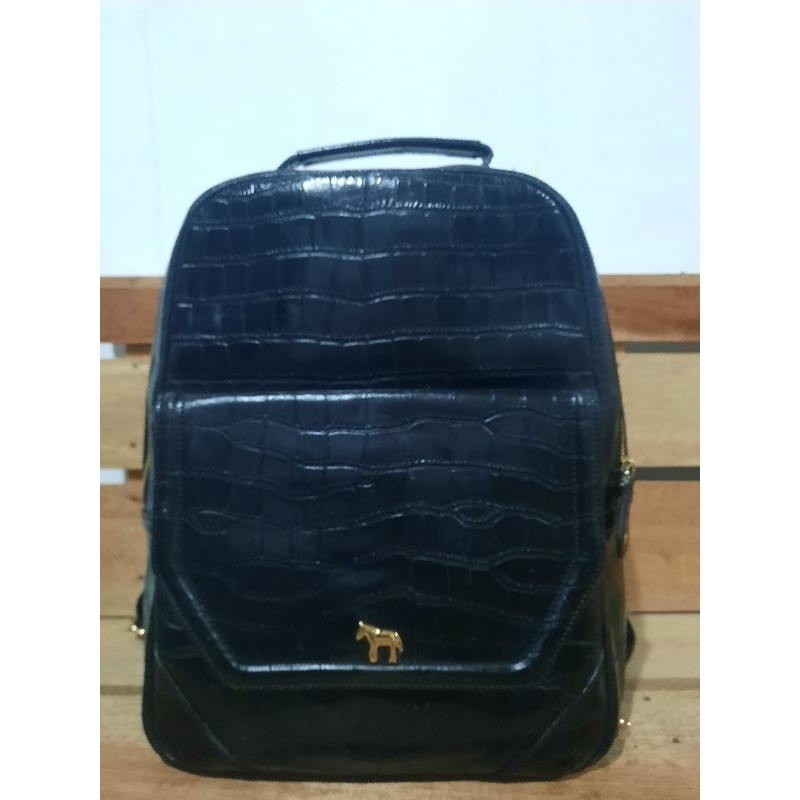 Lapalette Authentic Leather Backpack / Ransel Kulit