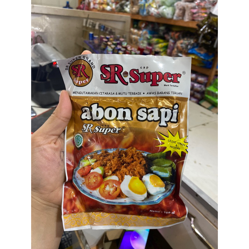 

Makanan Siap Saji / Makanan Instan / Abon Sapi Asl/ Dari Daging Asli / 100gr/halal