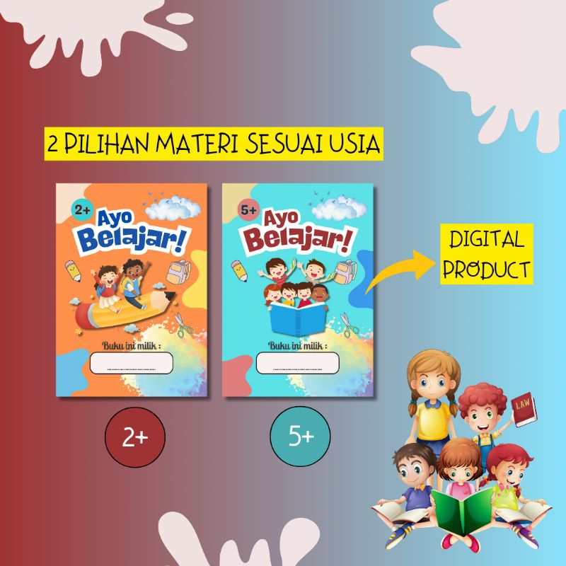 Printable Worksheet Anak / Buku Aktivitas Anak/ PDF