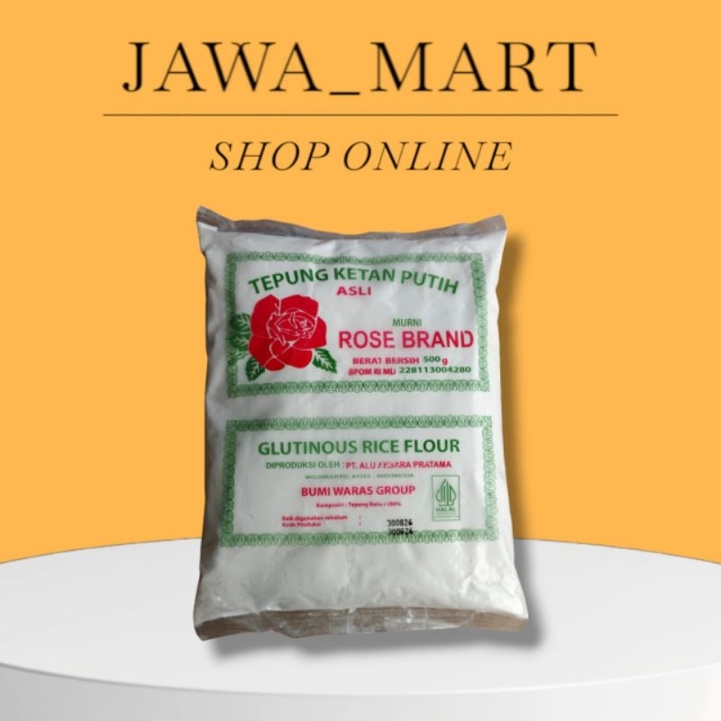 

Tepung Ketan Putih Rose Brand 500 g