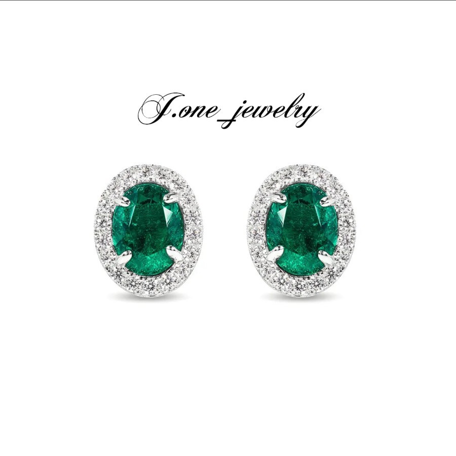 Giwang Emerald Warna Hijau Kualitas Premium