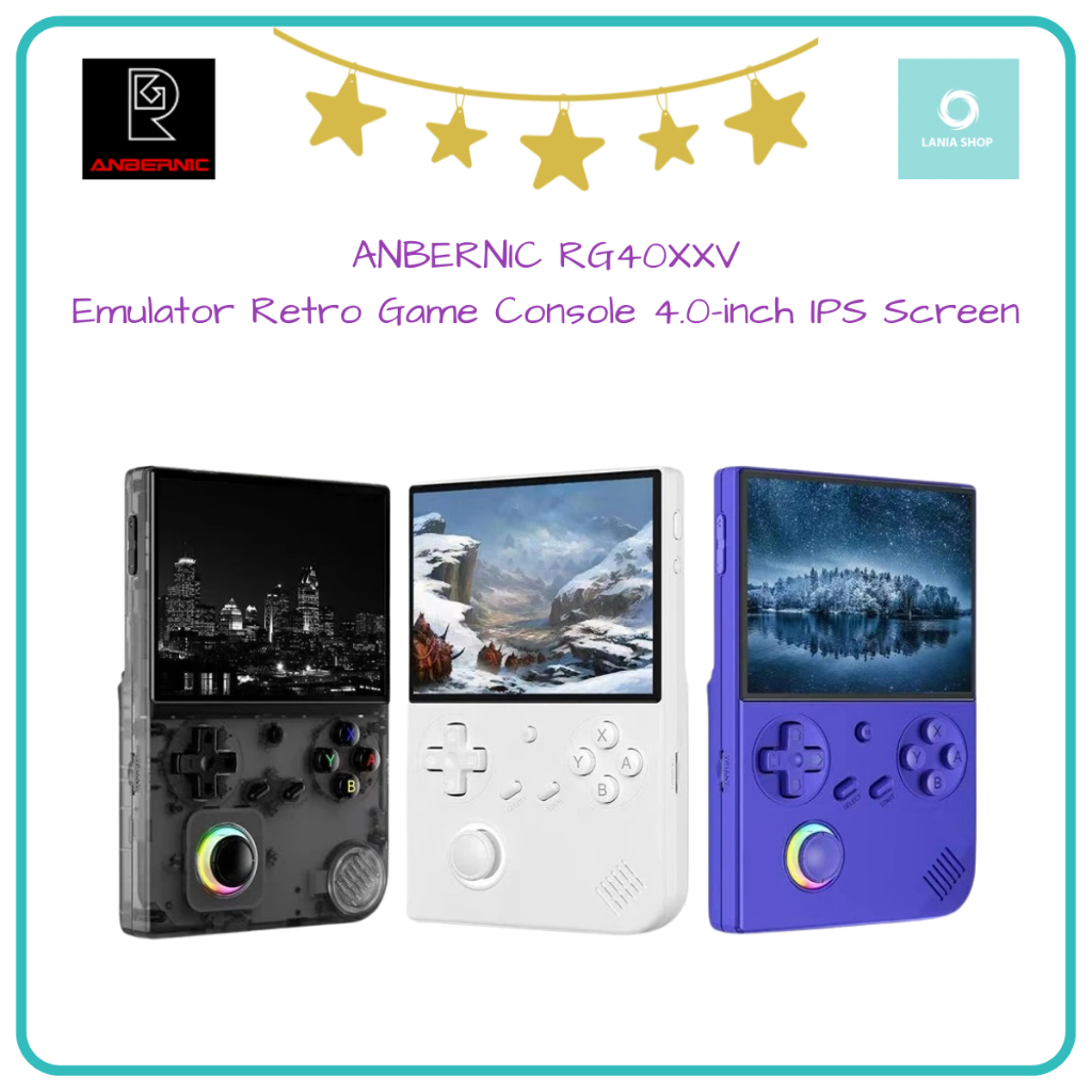 ANBERNIC RG40XXV - Emulator Retro Game Console 4.0-inch IPS Screen