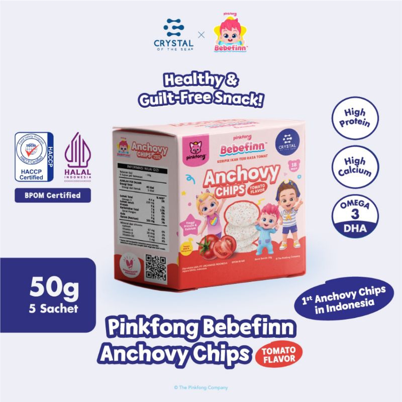 

Crystal of the Sea | Pinkfong Bebefinn Anchovy Chips Tomato / Keripik Ikan Teri Rasa Tomato