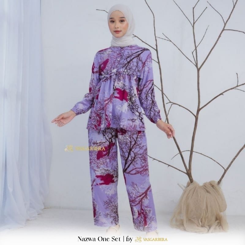 Nazwa One Set -  Baju Setelan Wanita Terbaru, One Set Motif Premium dengan Bahan Terbaru yang Nyaman