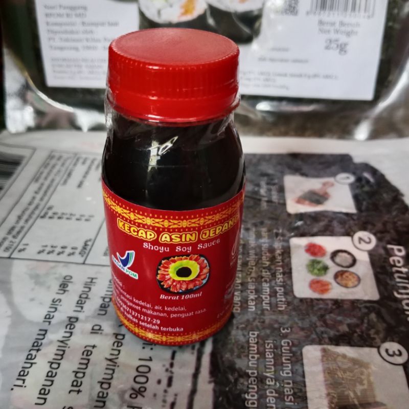 

Shoyu soy sauce sushi sashimi kecap asin serbaguna halal cocolan sushi nori termurah