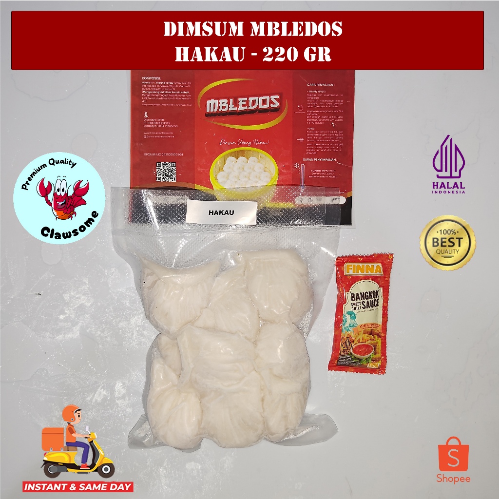 

DIMSUM MBLEDOS ORIGINAL - HAKAU REPACK SIZE - 220 GR (9 PCS)