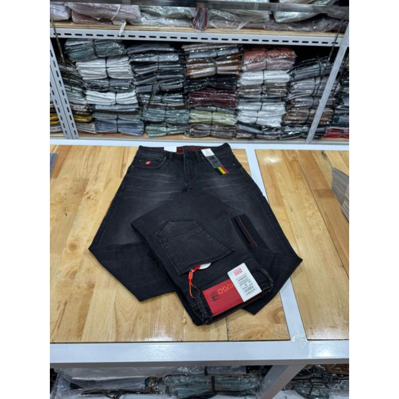 Celana jeans HUGO BODY bahan karet