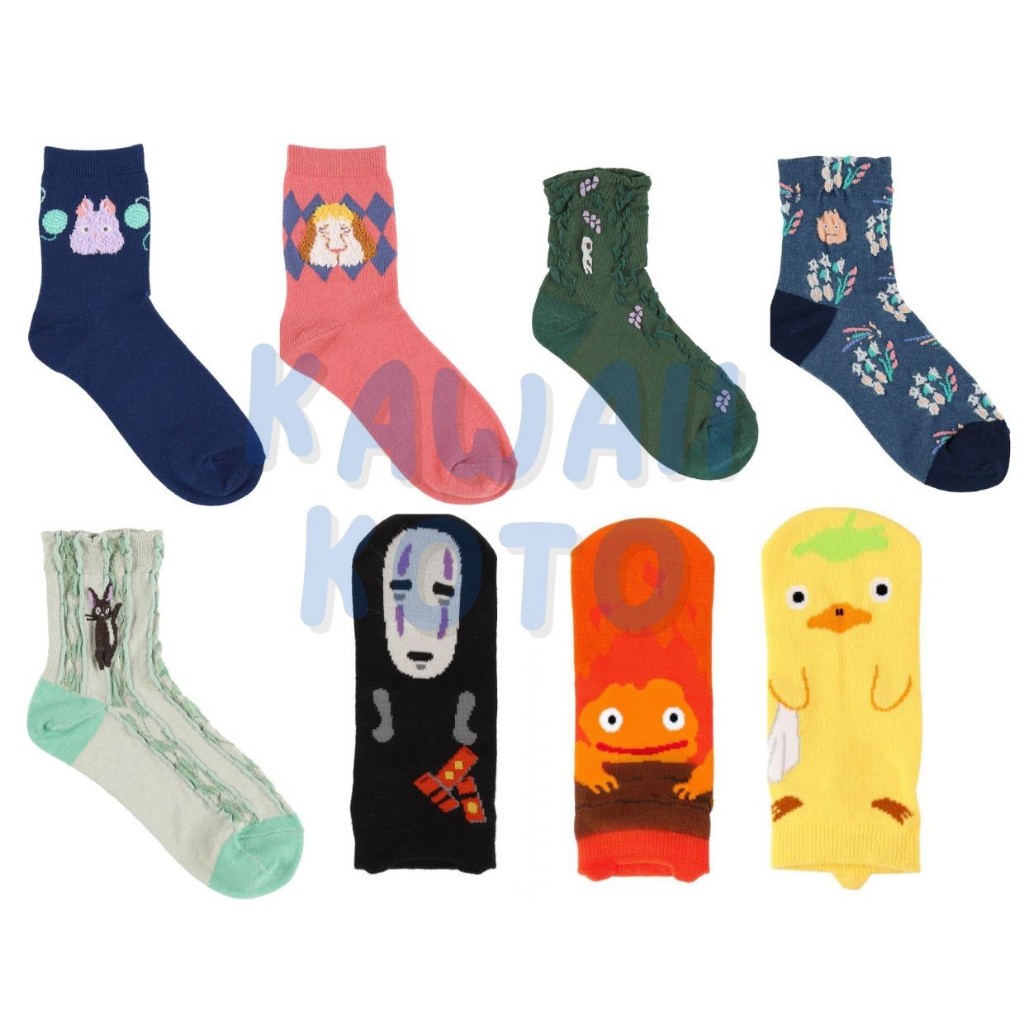 Official Studio Ghibli Totoro Jiji Calcifer Boh Kodama Kaonashi Kiki's Delivery Service Neko Bus How