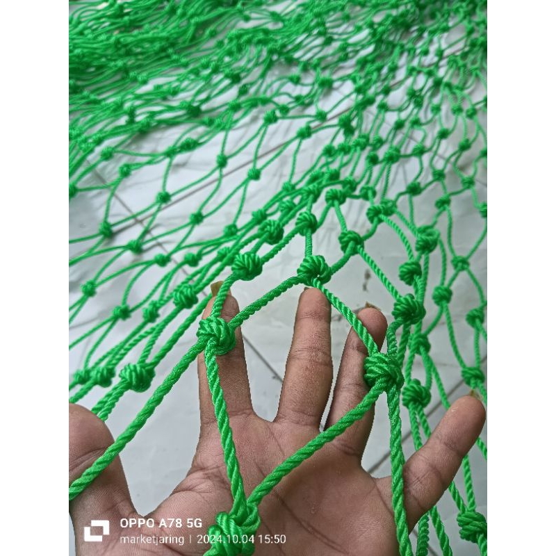 jaring pengaman lapangan mini soccer 3mm