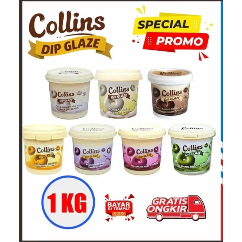 

COLLINS COKLAT DIPGLAZE 1 KG