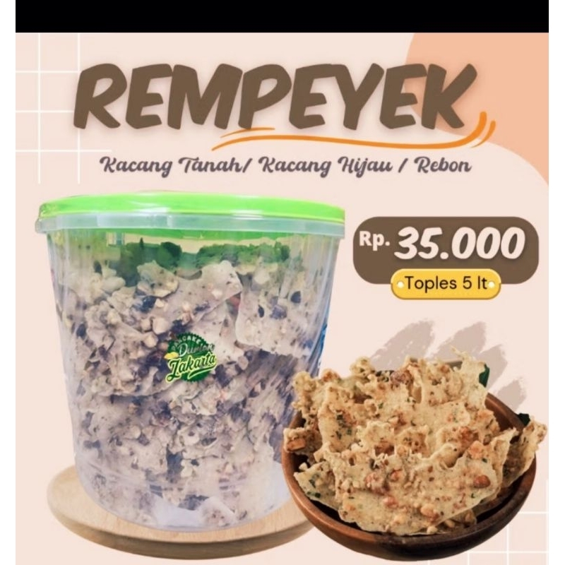 

Rempeyek Remuk Semua Varian Rasa Termurah