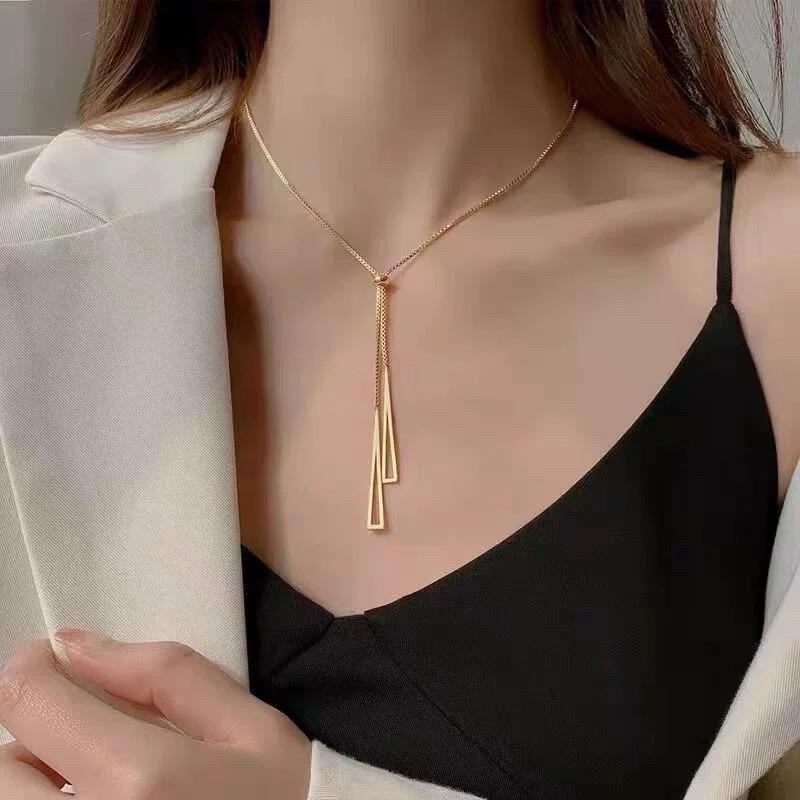 Kalung Serut Wanita Titanium Model Rantai Itali