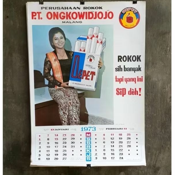 

Kalender Dinding Jadul 1973