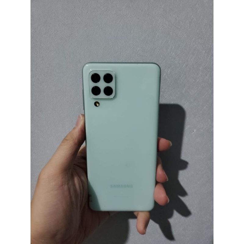 SAMSUNG GALAXY A22 Ram 6/128GlB EX SEIN FULLSET SECOND BEKAS LENGKAP NO MINUS