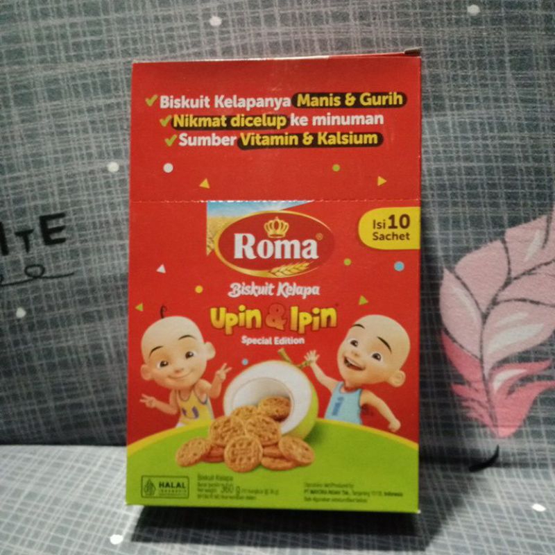 

BISKUIT ROMA KELAPA BOX ISI 10 SCH