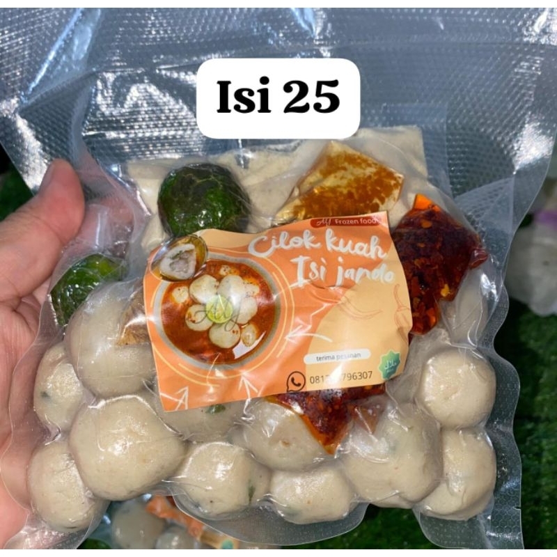 

cilok Kuah isi jando isi 25 pcs