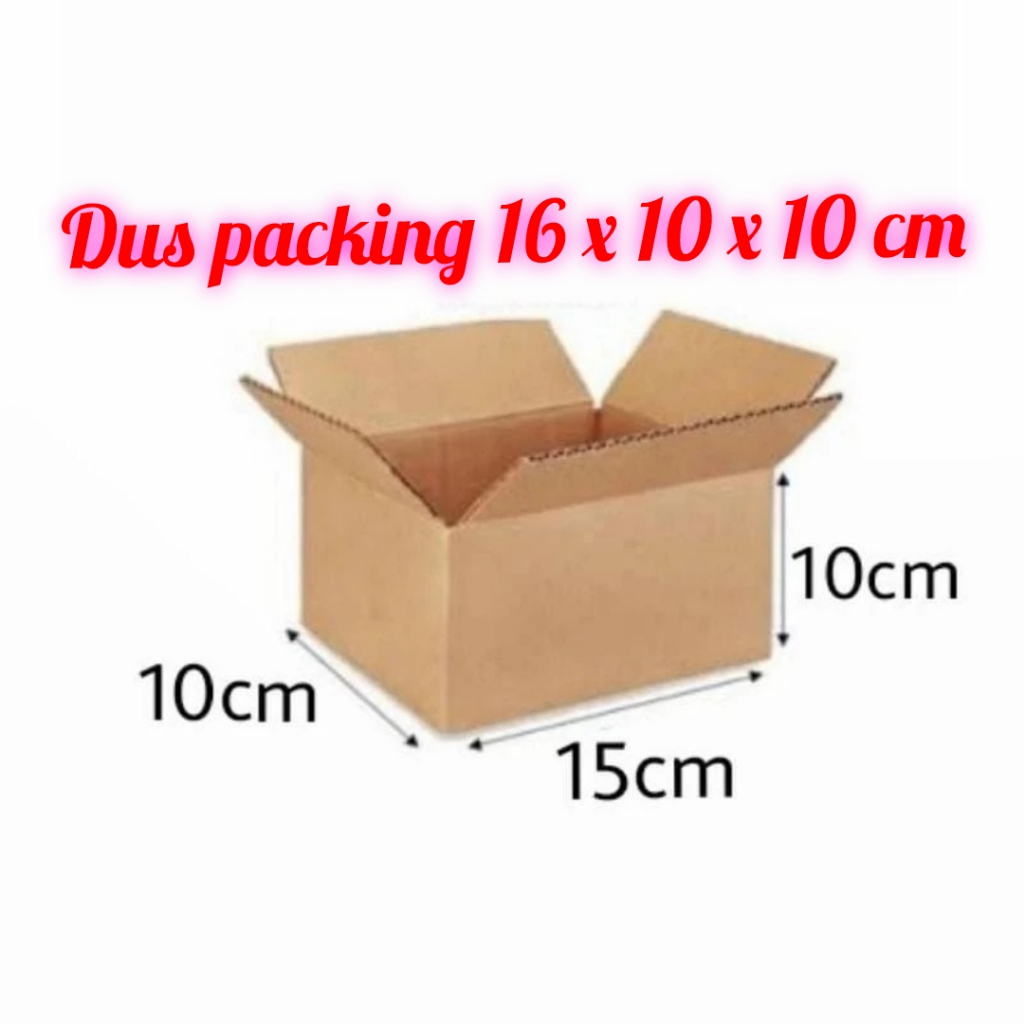 

Kardus Box Karton Polos 16x10x10 cm c flude 4mm BARU