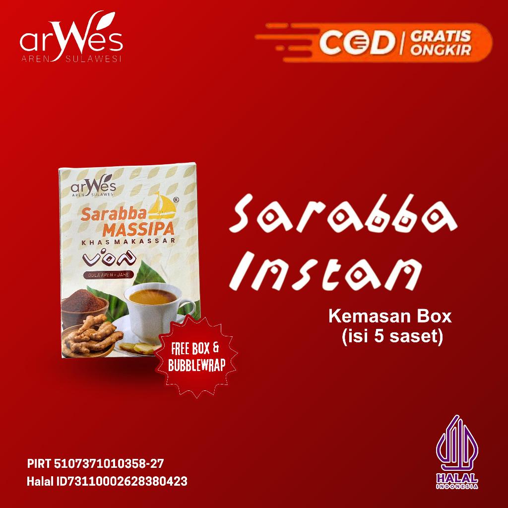 

Oleh-Oleh Khas Makassar Sarabba Jahe Instant - Arwes