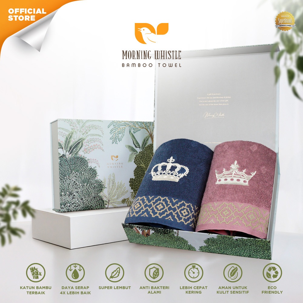 Morning Whistle - Alexio (Handuk Couple Set) / Handuk Seserahan / Kado Pernikahan / Souvenir /