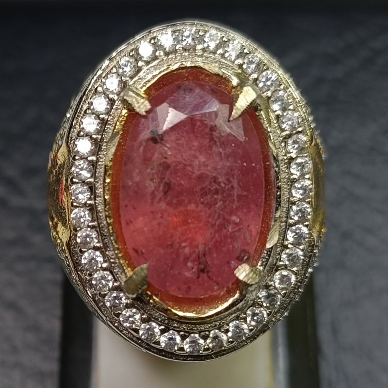 Natural Ruby (corundum) + memo