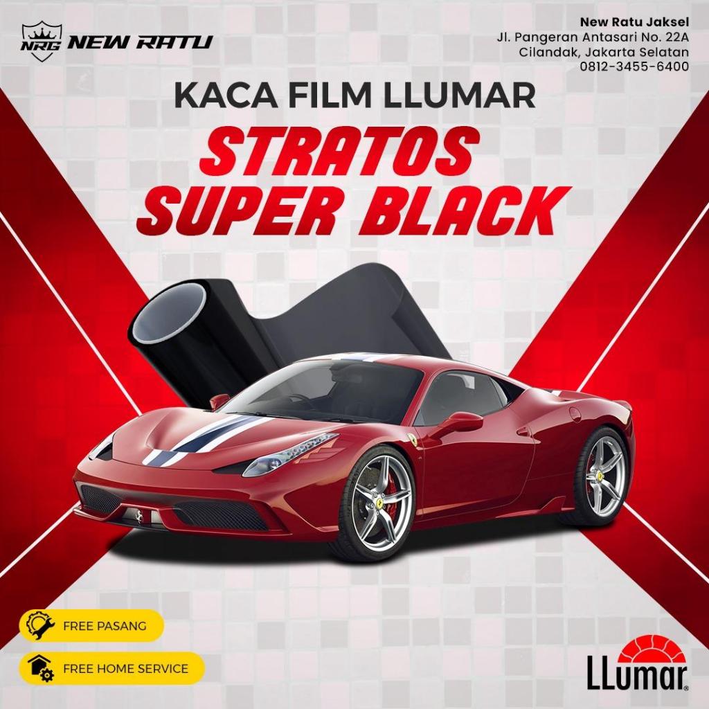 Kaca Film Llumar Stratos Kombinasi Superblack