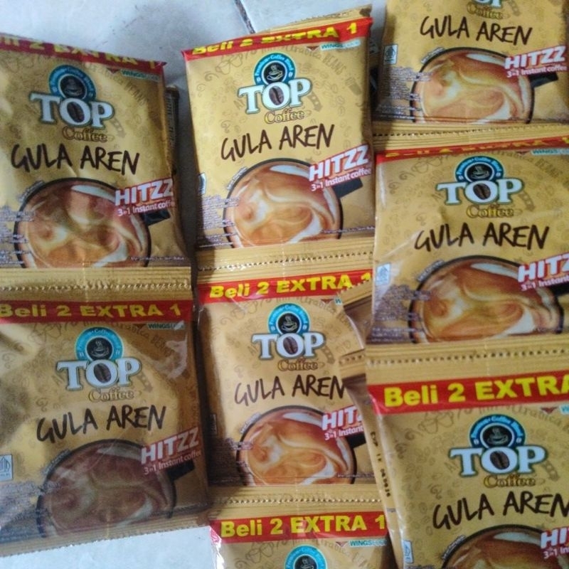 

Top Coffe Gula Aren 1 Renceng isi 15 Sachet / Kopi / Kopi Instan