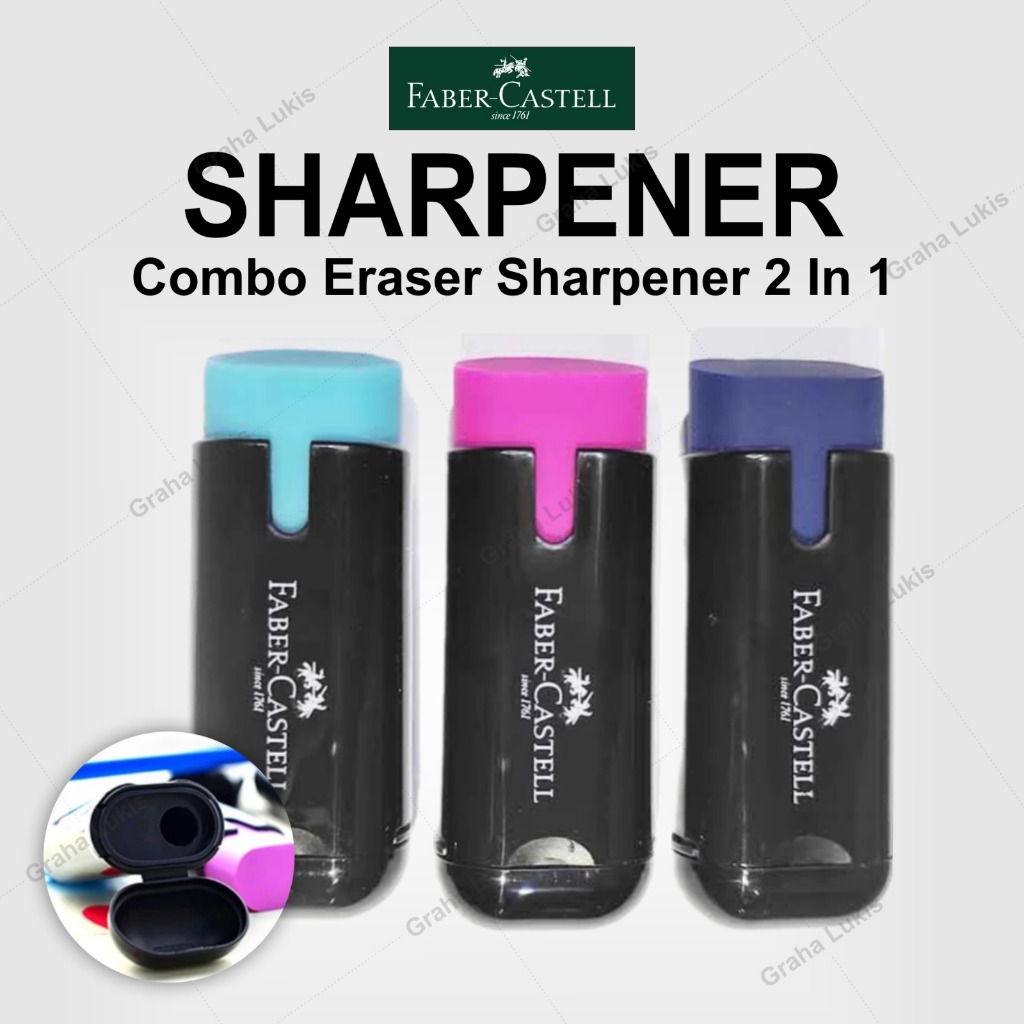 

Faber Castell Combi 2in1 Eraser & Sharpener - 183706