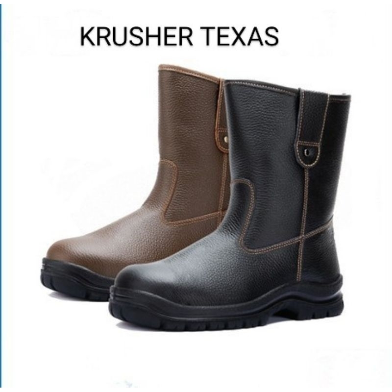 Sepatu Safety Krushers TEXAS/Sepatu Safety Proyek/Sepatu Safety Krushers Sepatu Safety/ Sepatu Safet