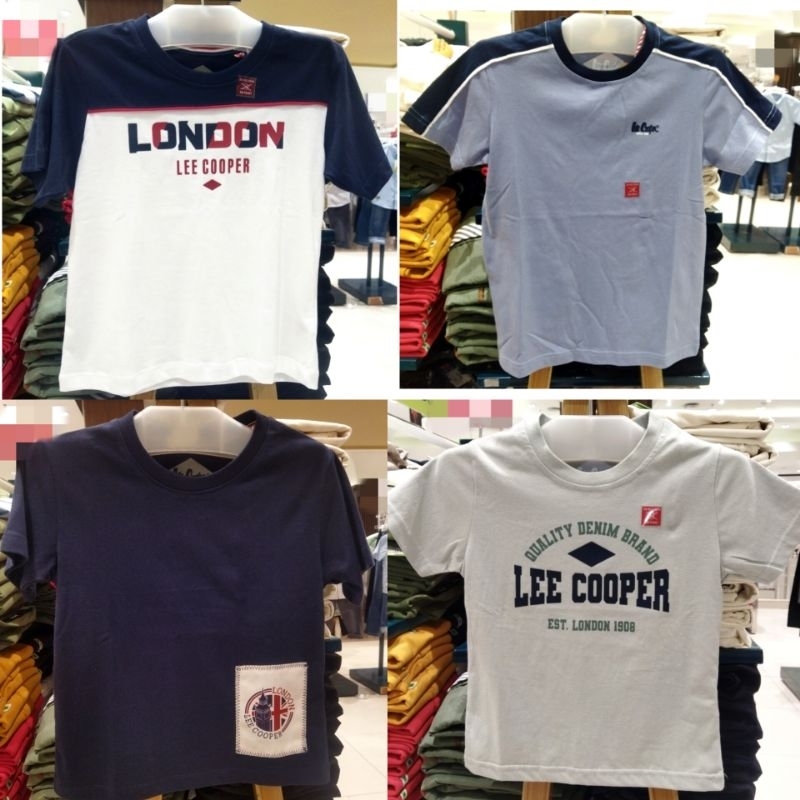 (Size 4-14 tahun) KAOS HOODIE ANAK COWOK BRAND LEE COOPER