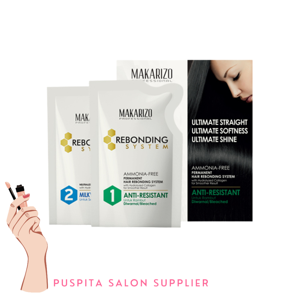 Makarizo Rebonding Sachet 120ml I Makarizo Smoothing Sachet 120ml