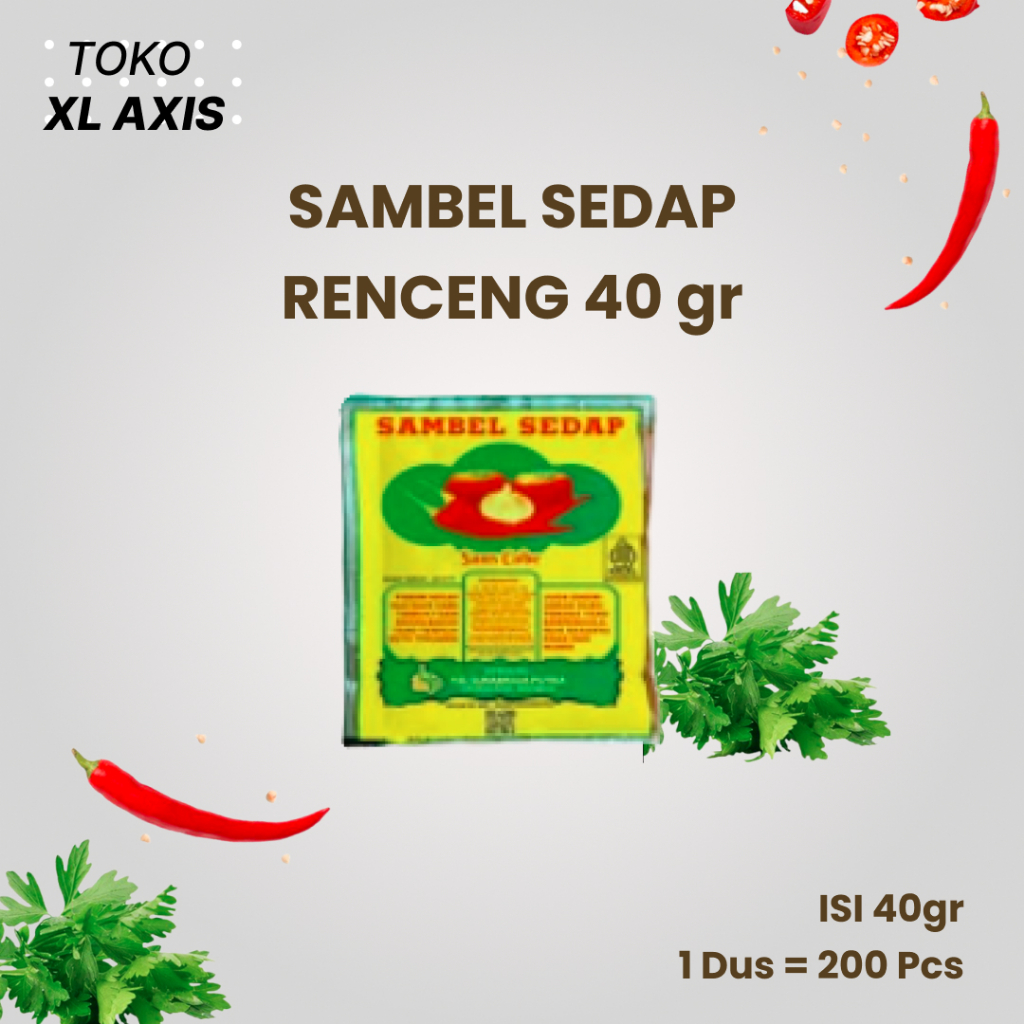 

Sambel Sedap Renceng/Sachet 40gr