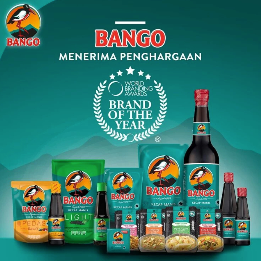 

Kecap Manis Bango Pouch Botol Pet 189GR 385GR / Refil Manis / Less Sugar / Hitam Gurih - 280gr / 540gr / 700gr / 1000gr