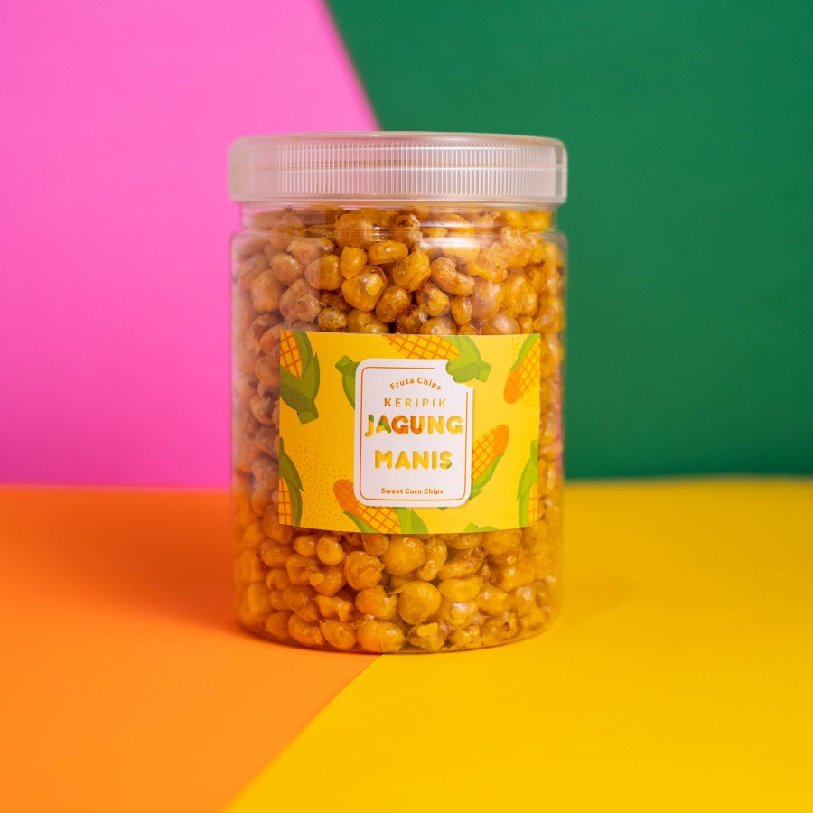 

Makanan Ringan Keripik Jagung Keripik Fruta Chips Makanan Ringan Renyah Gurih Enak Ukuran Toples 750 Ml