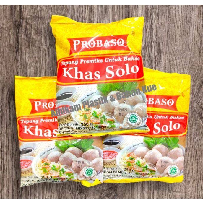 

PROBASO SOLO - PROBAKSO KHAS SOLO Tepung Bakso 250gr