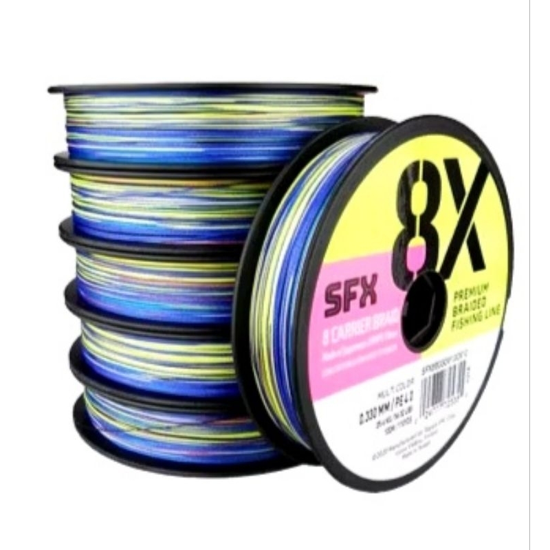 PE Sufix X8 Multi Colour